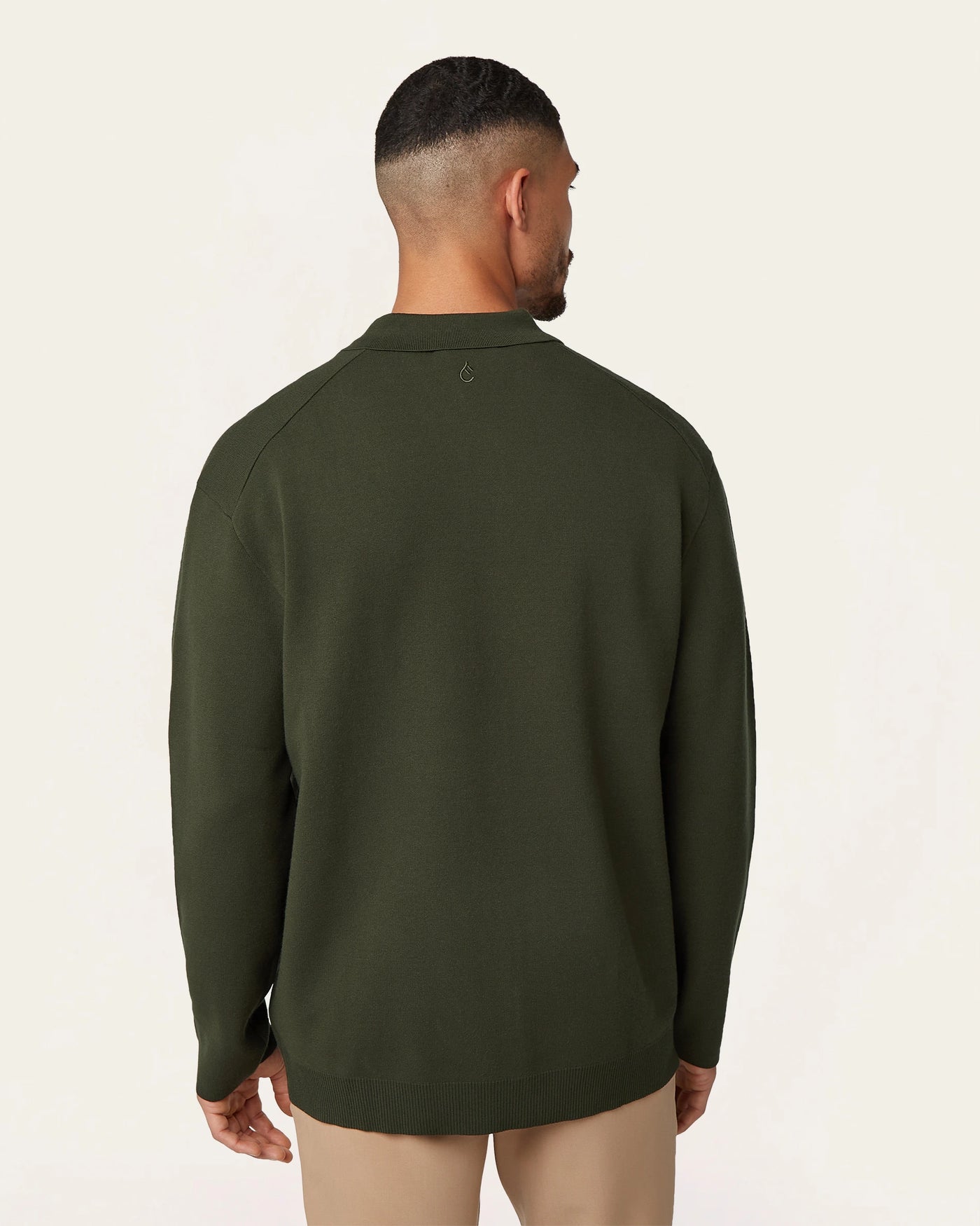 Jacquard Cardigan Dark Green