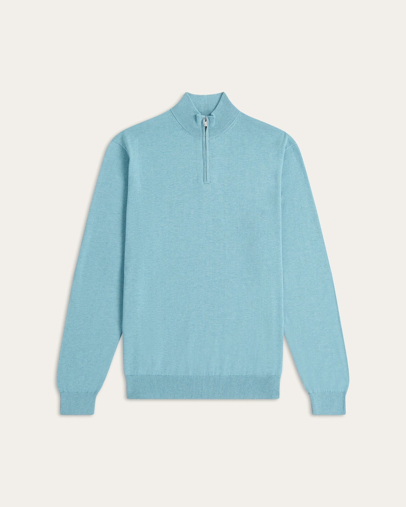 Seawool Half Zip Light Blue