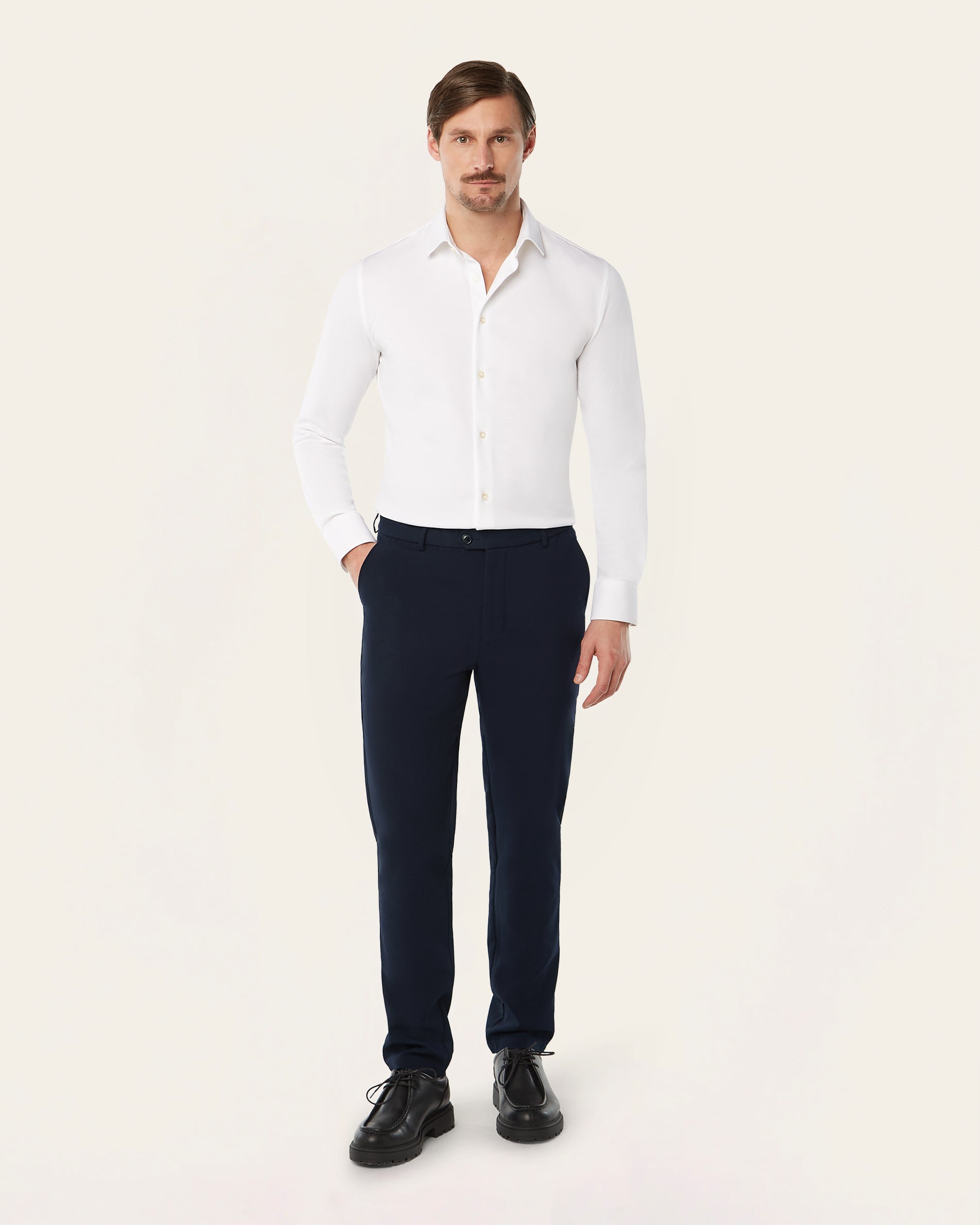 Overshirt & Knitted non-iron shirt bundle