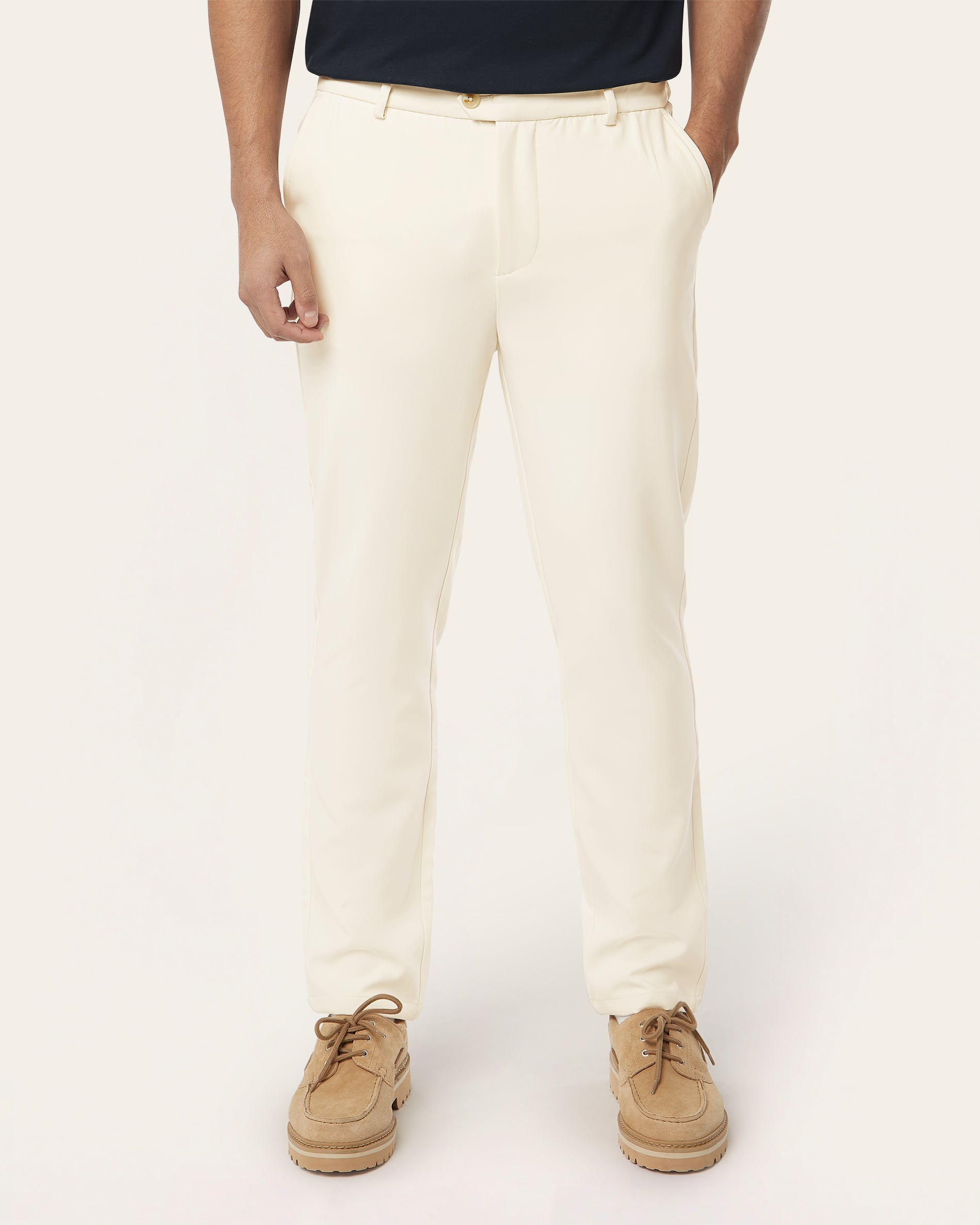 Regular Classic Pants Off White