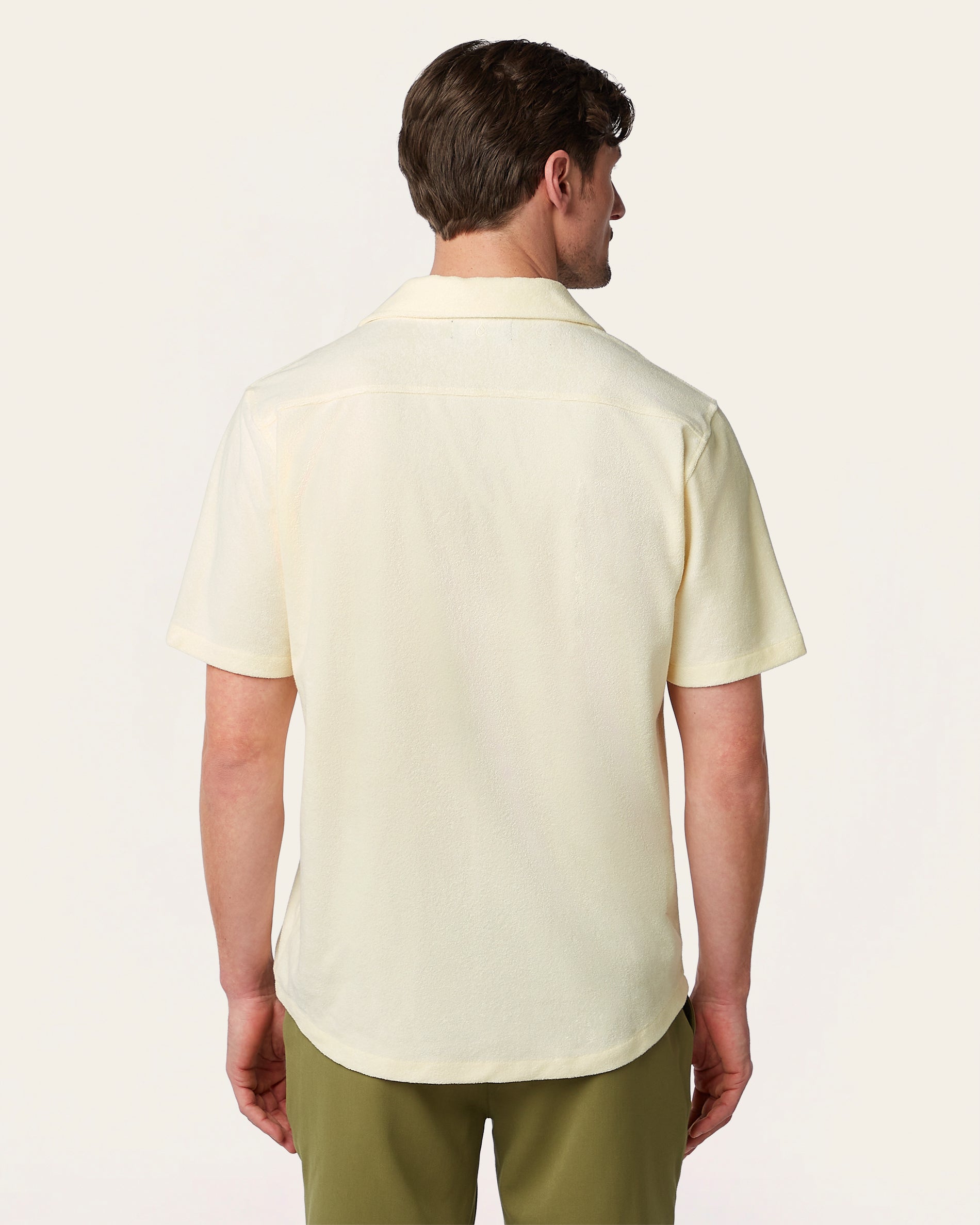 Short sleeve Terry Shirt Off White