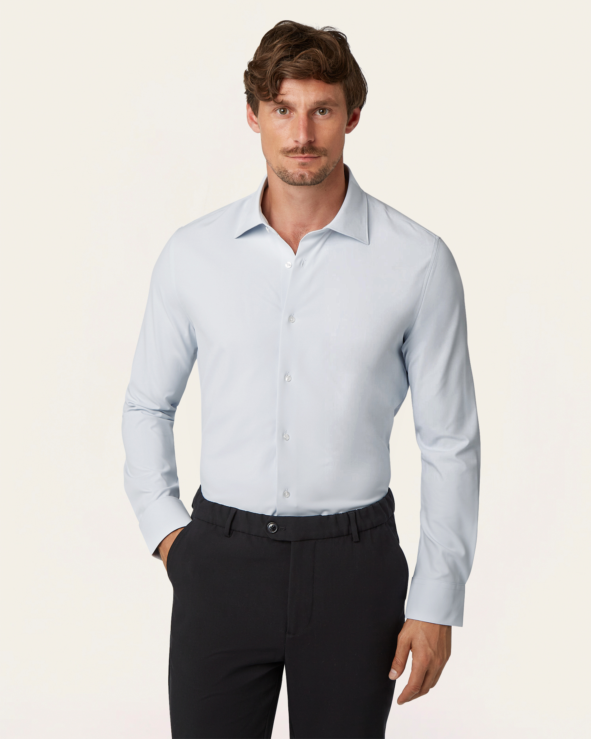 Classic Non-iron shirt Light Blue