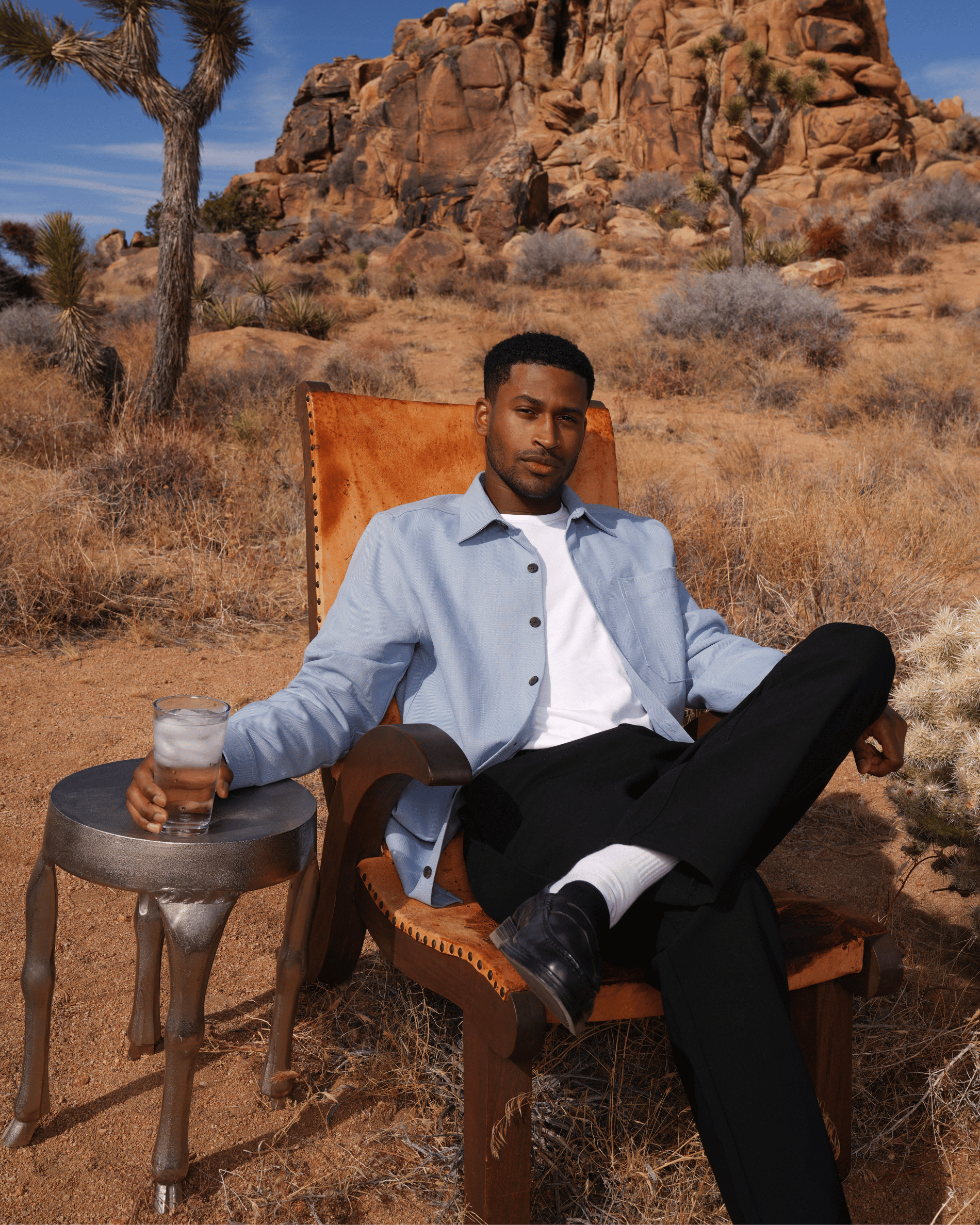 Overshirt Light Blue